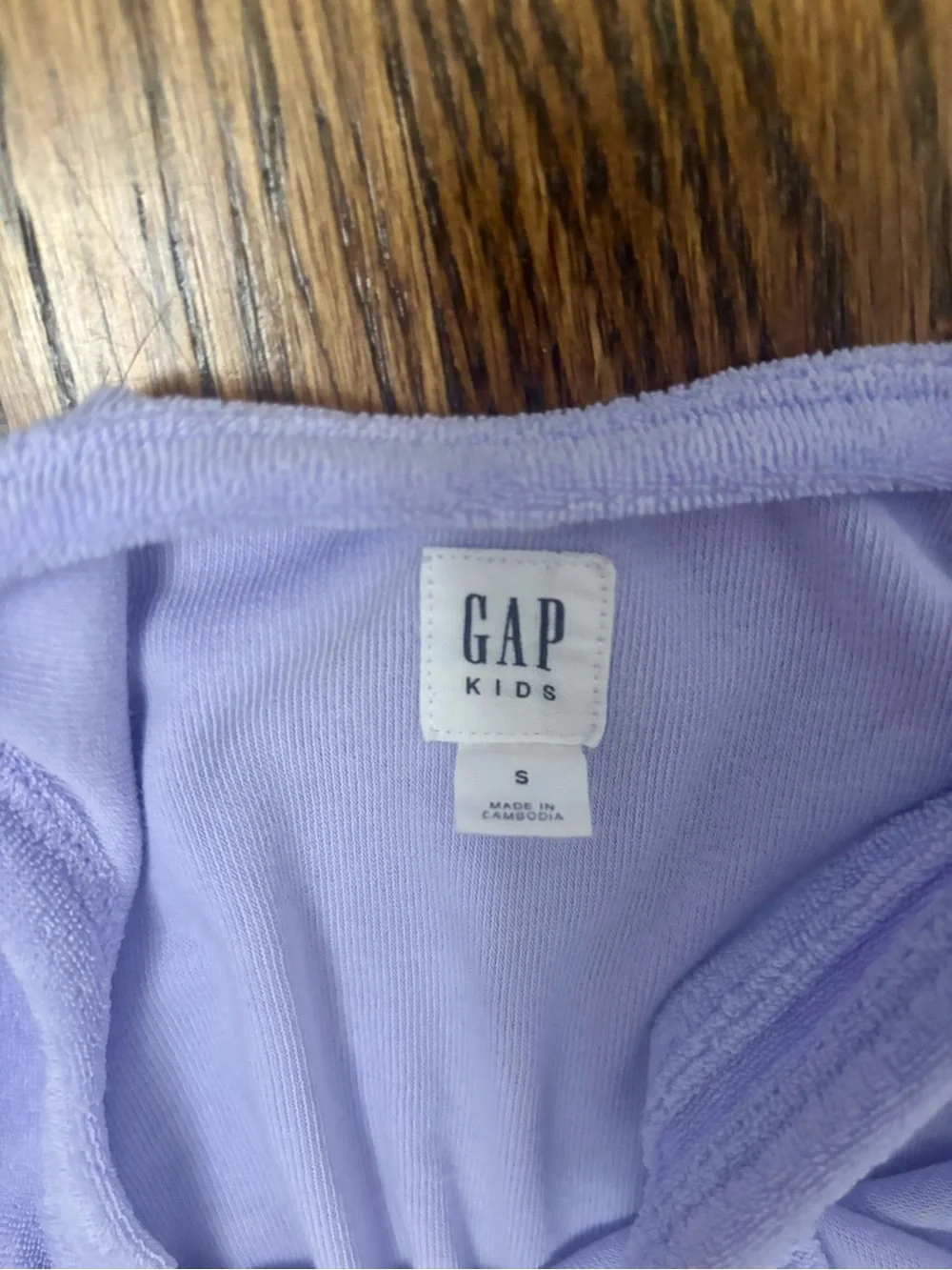Gap Kids Lavender Terry Romper Swim Coverup